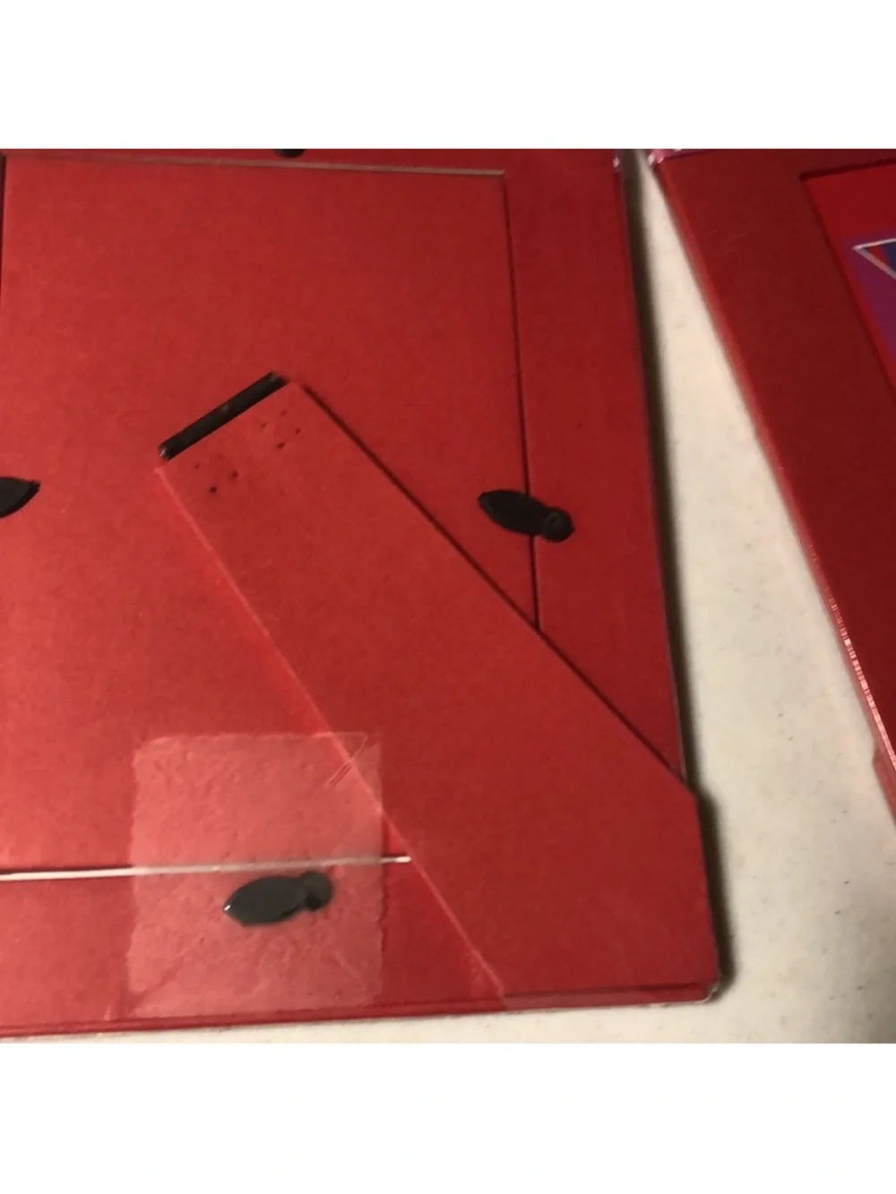 NWT XOXO RED 4 x 6 PHOTO FRAMES LOT OF 2